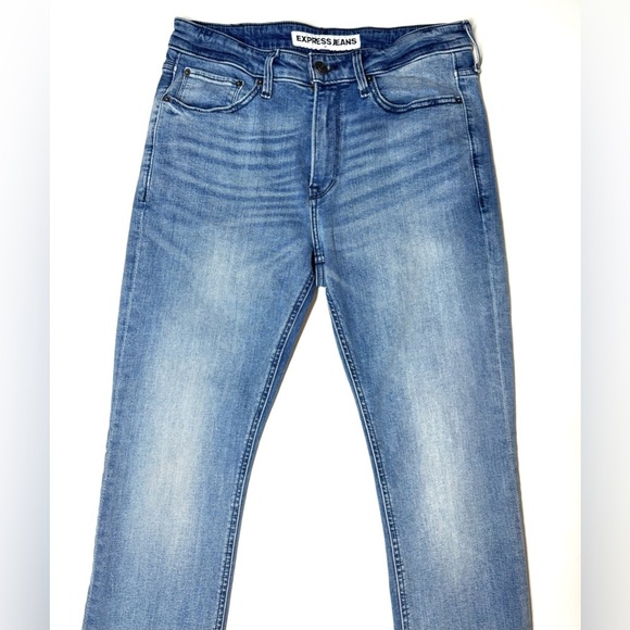 Express Men's Rocco Slim Fit Skinny Leg Jeans Size- 32 X 30 - Picture 2 of 8